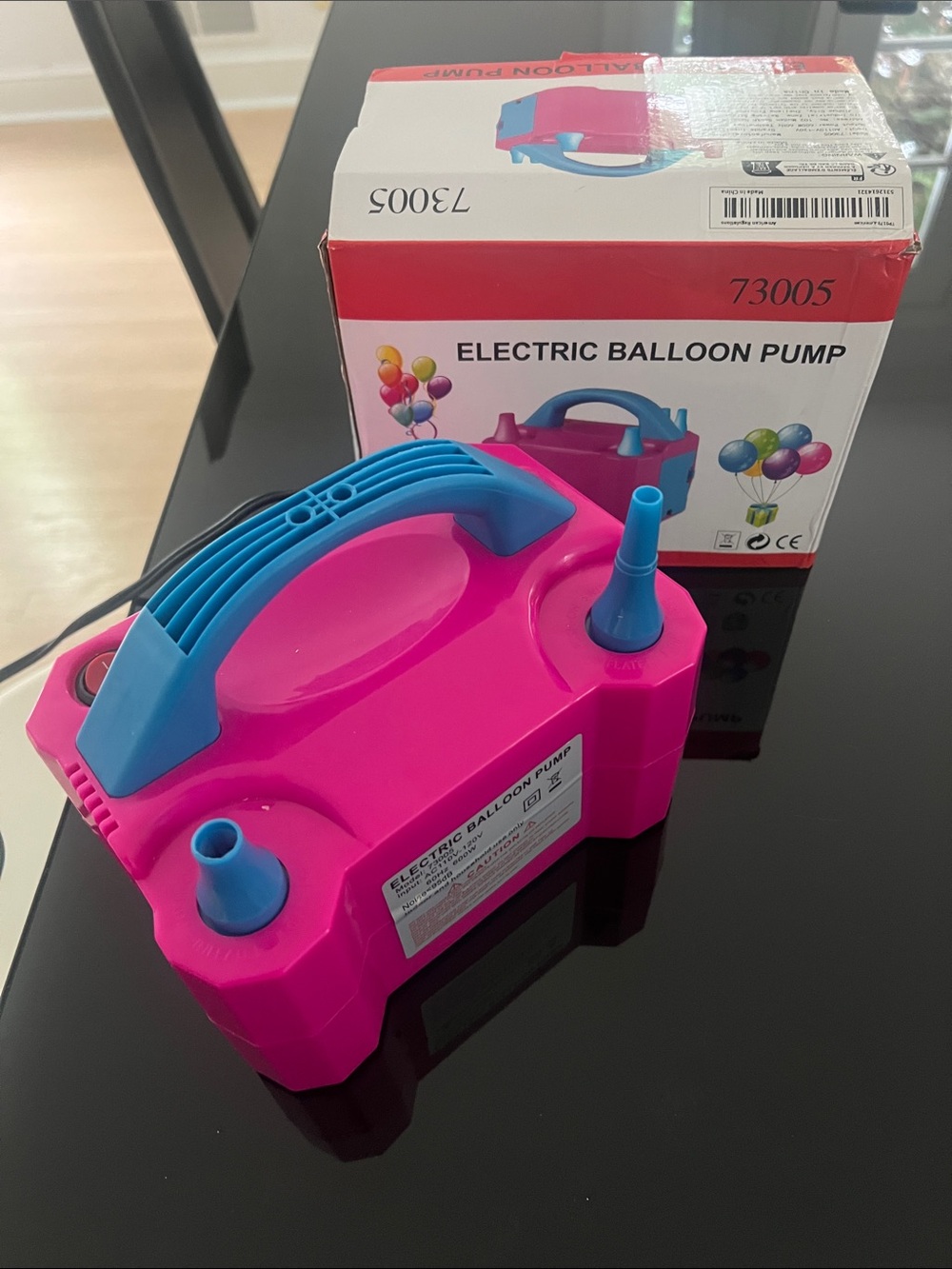 Electric Balloon Pump - Pink - Picture 3 of 3
